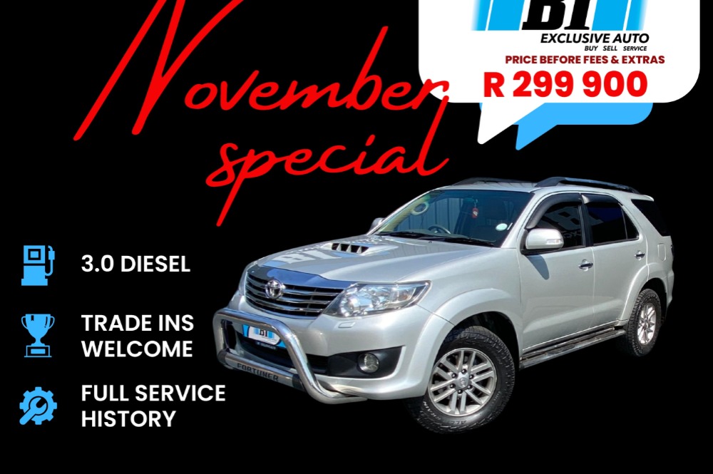 2012 Toyota Fortuner 3.0 D4D 4x4 Auto Heritage Edition